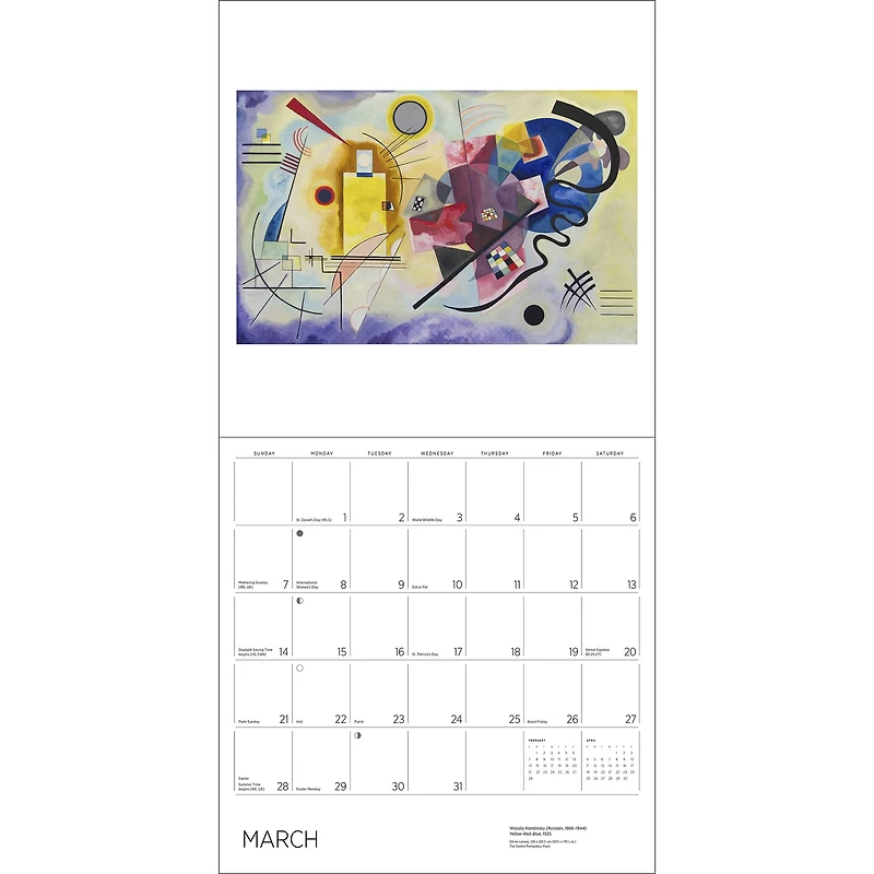 Kandinsky 2027 Wall Calendar - Online Only