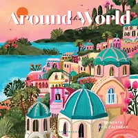 Around The World 2026 Wall Calendar - Online Only