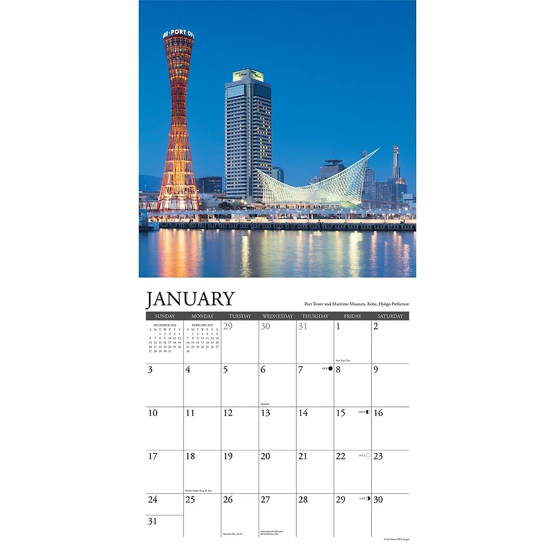 Japan 2027 Wall Calendar