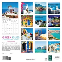 Greek Isles 2026 Wall Calendar - Online Only