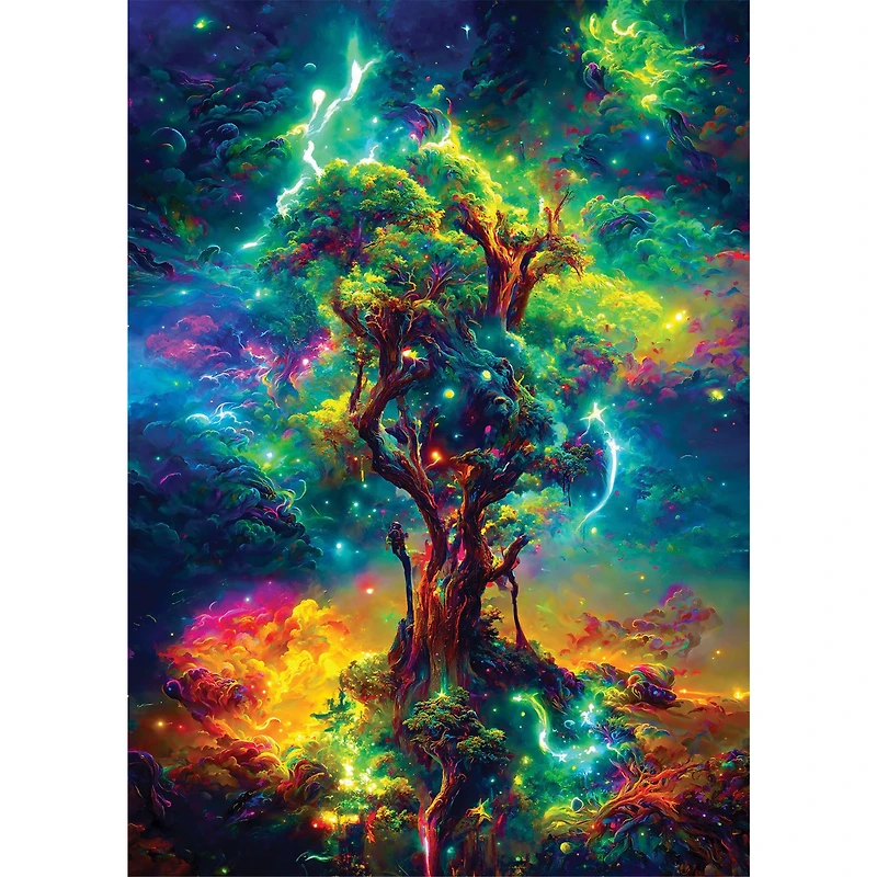 Cosmic Tree of Life 1000 Piece Puzzle - Online Only