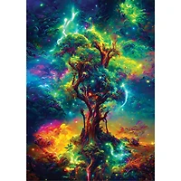 Cosmic Tree of Life 1000 Piece Puzzle - Online Only