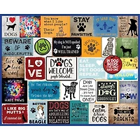I Love Dogs 1000 Piece Puzzle
