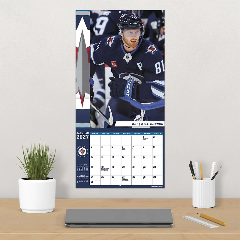 NHL Winnipeg Jets 2027 Wall Calendar