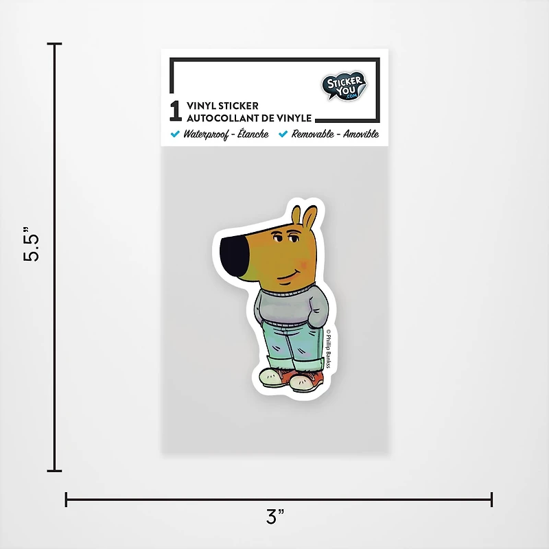Chill Guy Vinyl Sticker