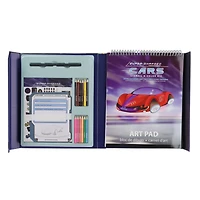 Super-Charged Cars Stencil and Colour Kit