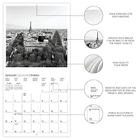 Paris 2026 Wall Calendar - Online Only