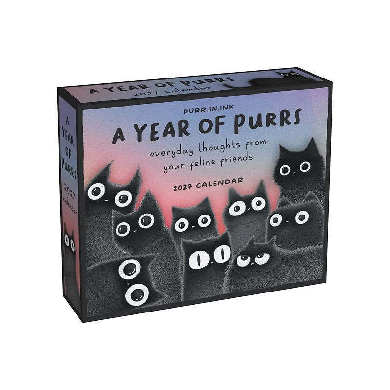 A Year of Purrs 2027 Box Calendar