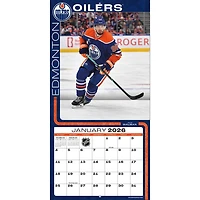 NHL Edmonton Oilers 2026 Wall Calendar