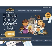 Motherword Deluxe English 2025-2026 Wall Calendar