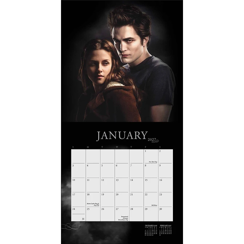 Twilight 2027 Wall Calendar