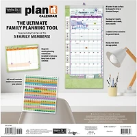 Simply Grateful 2025-2026 Plan It Wall Calendar - Online Only