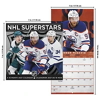 NHL Superstars 2027 Mini Calendar