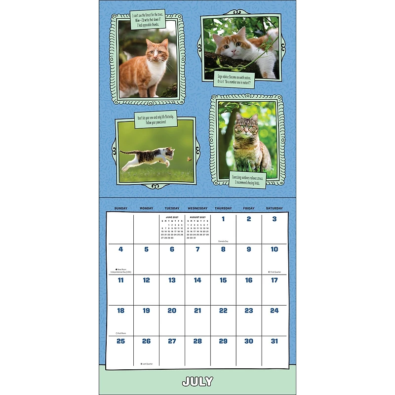 Cats Are Cheaper Than Therapy 2027 Wall Calendar