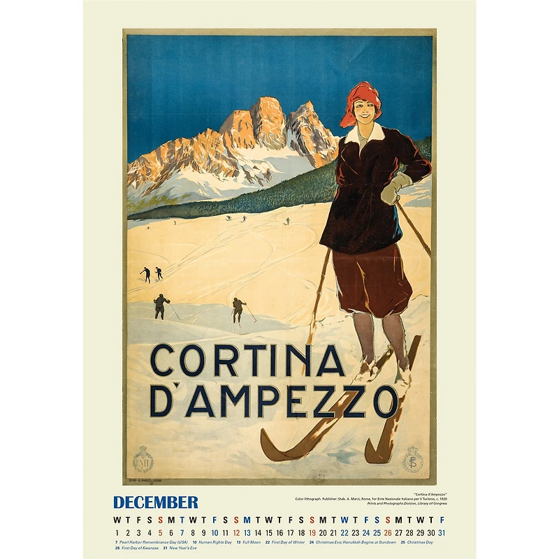 Travel the World 2027 Poster Calendar