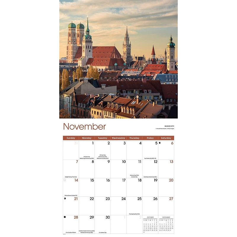 Germany 2027 Wall Calendar