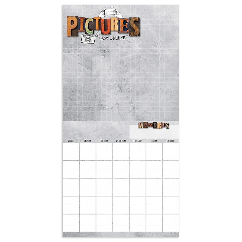 My Year Book Undated Wall Calendar - Online Only