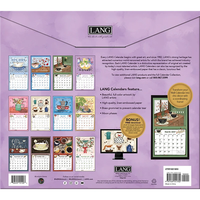 Coffee 2027 Wall Calendar - Online Only