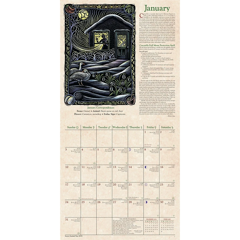 Witches' 2027 Wall Calendar
