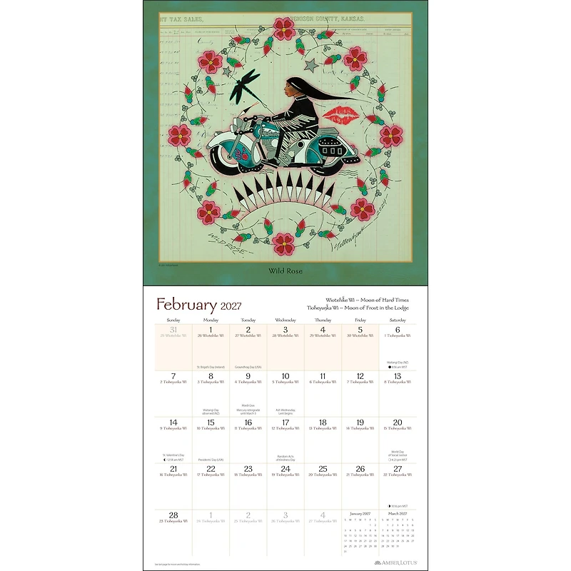 Lakota Way 2027 Wall Calendar - Online Only