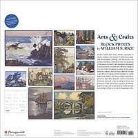 Arts and Crafts Block Prints 2027 Wall Calendar - Online Only