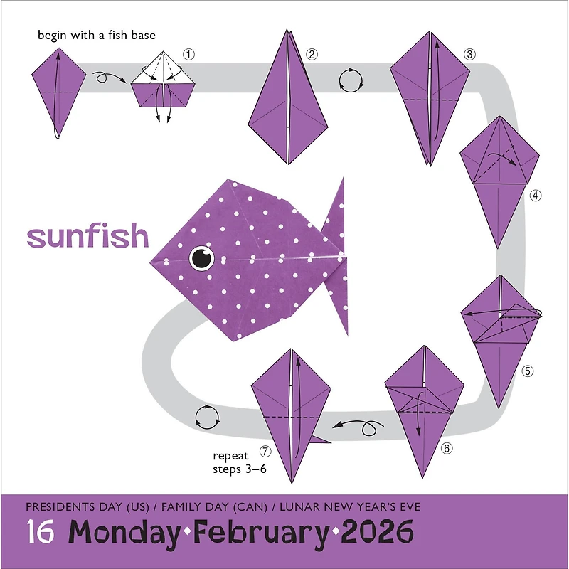 Origami 2026 Box Calendar