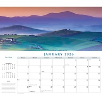 Italy Panoramic 2026 Slim Calendar