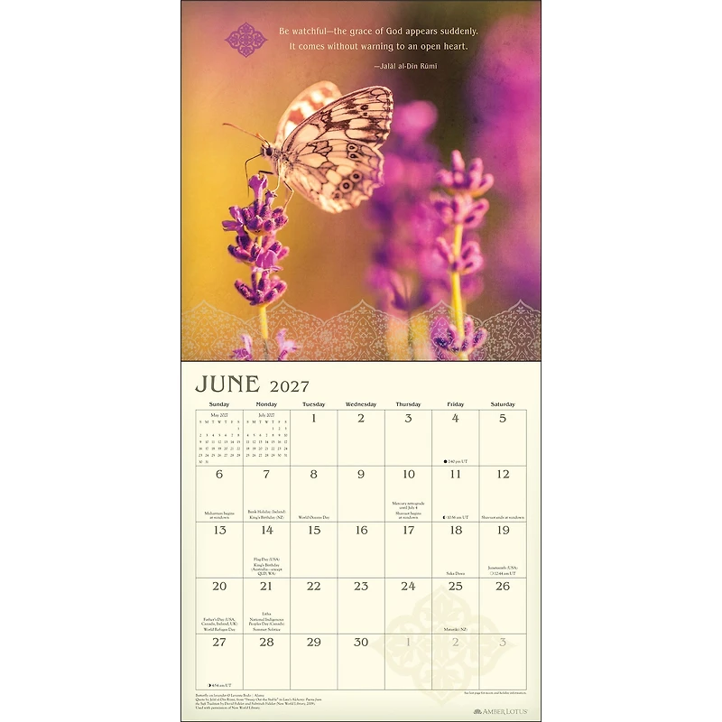 Meditation 2027 Wall Calendar - Online Only
