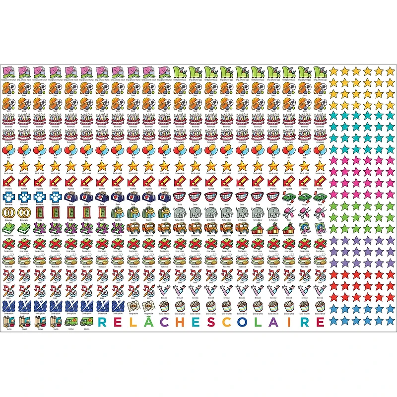 Memo Frigo 2027 Wall Calendar (French)