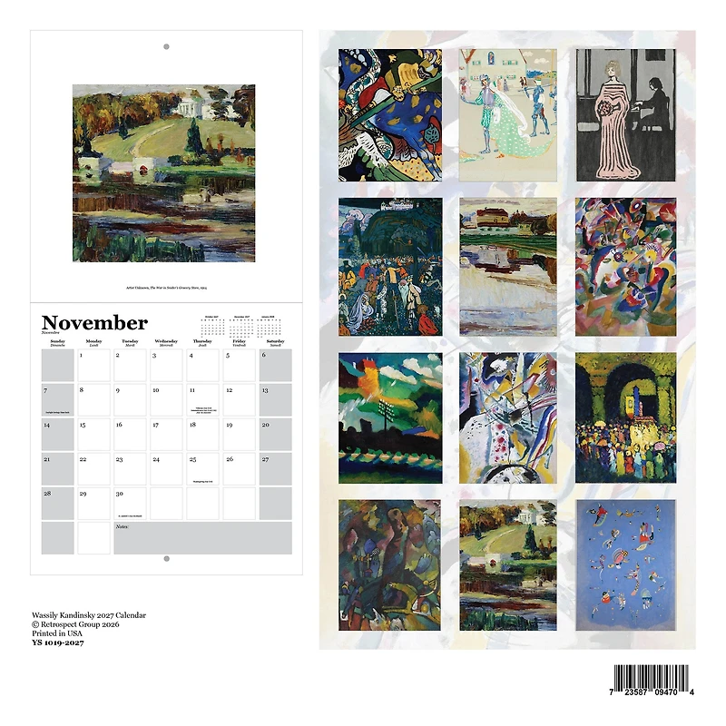 Kandinsky 2027 Wall Calendar - Online Only