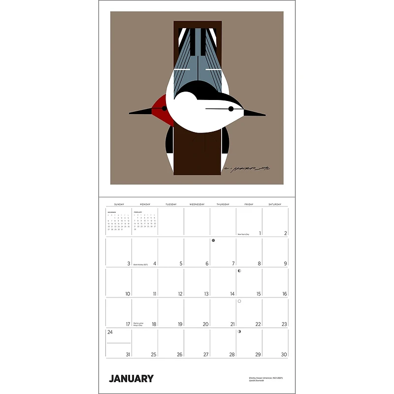 Charley Harper 2027 Wall Calendar