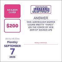 Pop Culture Jeopardy! 2026 Box Calendar - Online Only
