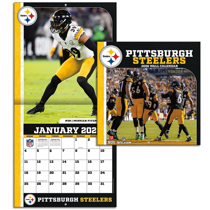 NFL Pittsburgh Steelers 2026 Mini Calendar - Online Only