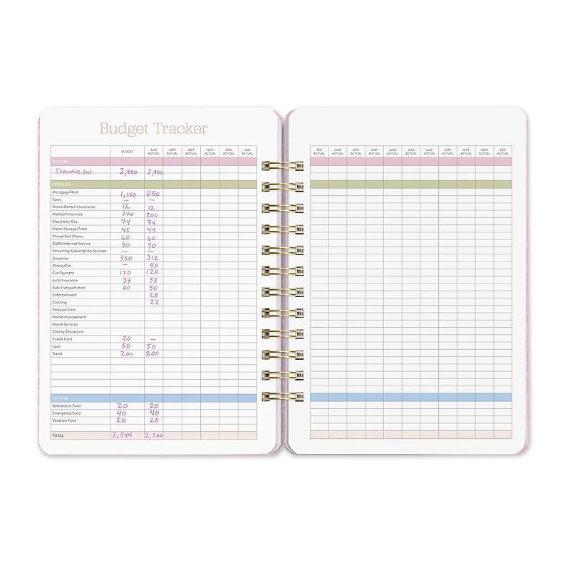 Bella Flora Do It All 2025-2026 Planner Calendar