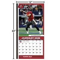 NFL Tampa Bay Buccaneers 2026 Wall Calendar - Online Only