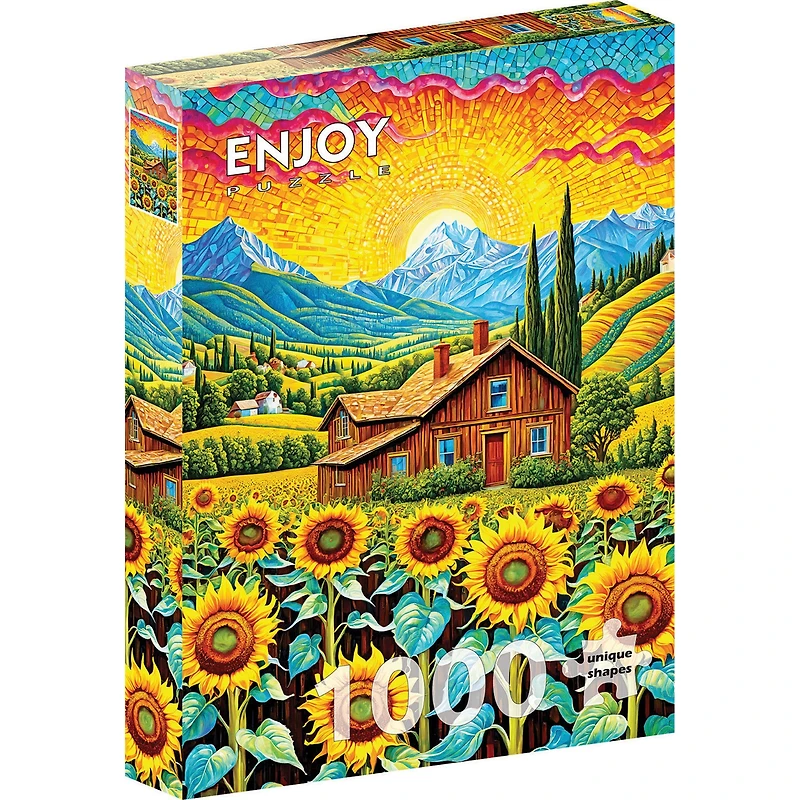 Sunflower House 1000 Piece Puzzle - Online Only