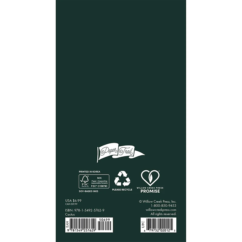 Cactus 2026 2 Yr Pocket Planner Calendar
