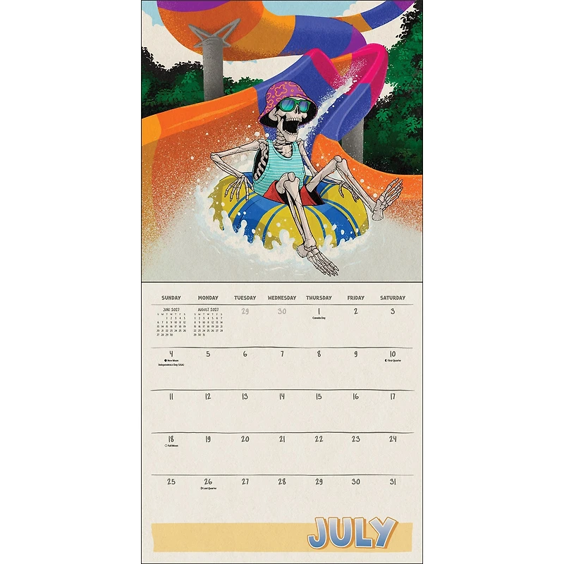 Death Takes a Holiday 2027 Wall Calendar