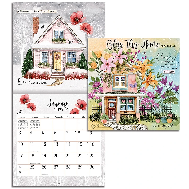 Bless This Home 2027 Mini Calendar
