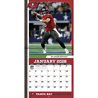 NFL Tampa Bay Buccaneers 2026 Wall Calendar - Online Only
