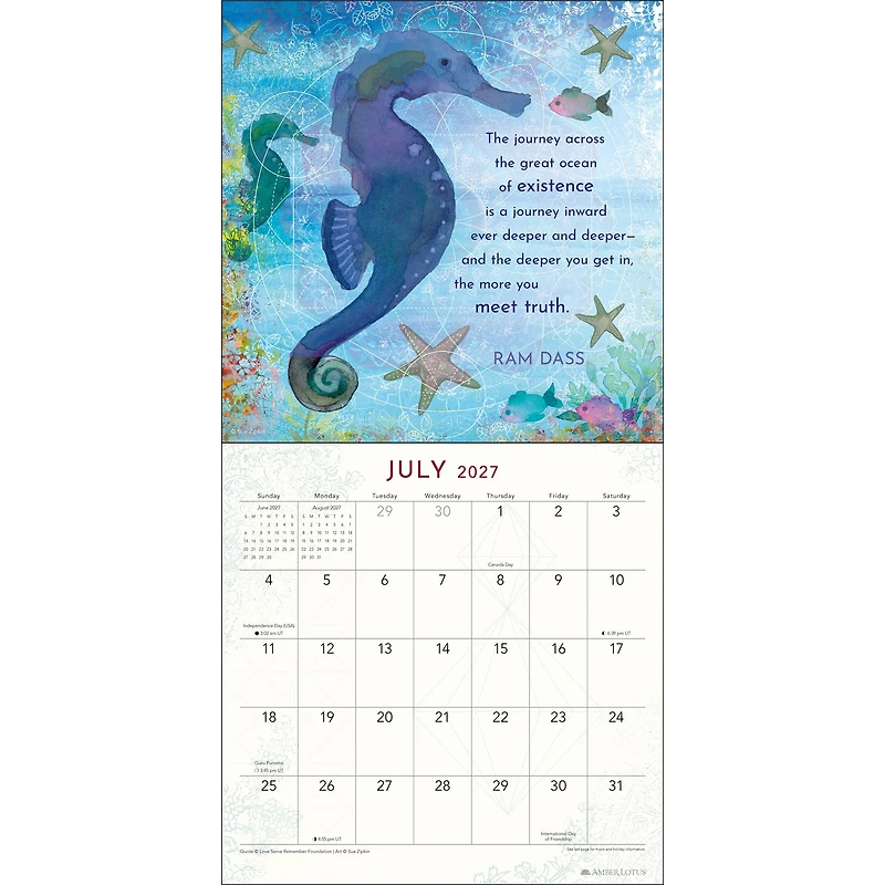 Be Here Now 2027 Wall Calendar - Online Only