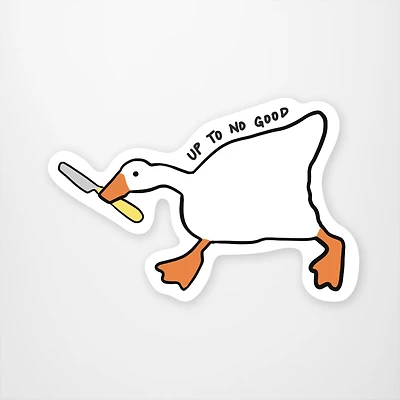 Untitled Goose Game  Vinyl Sticker