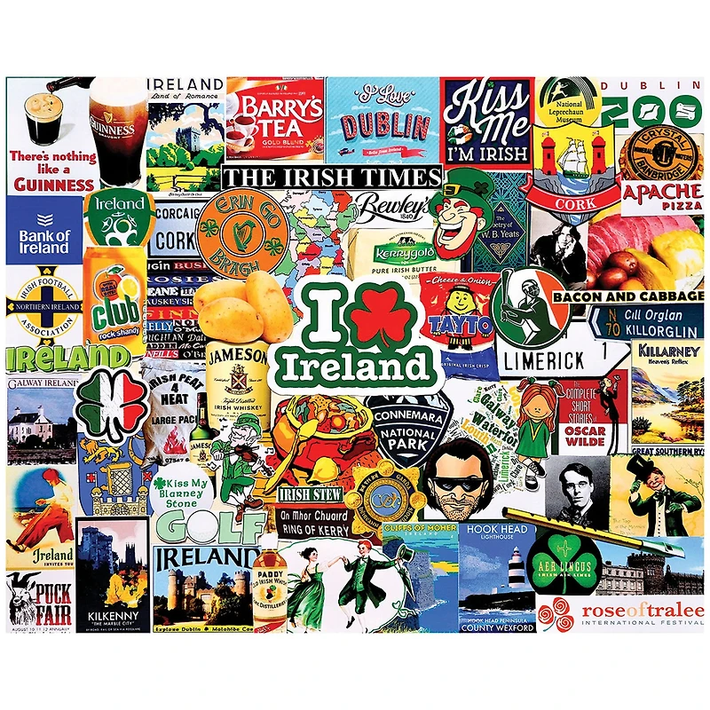 I Love Ireland 1000 Piece Puzzle - Online Only