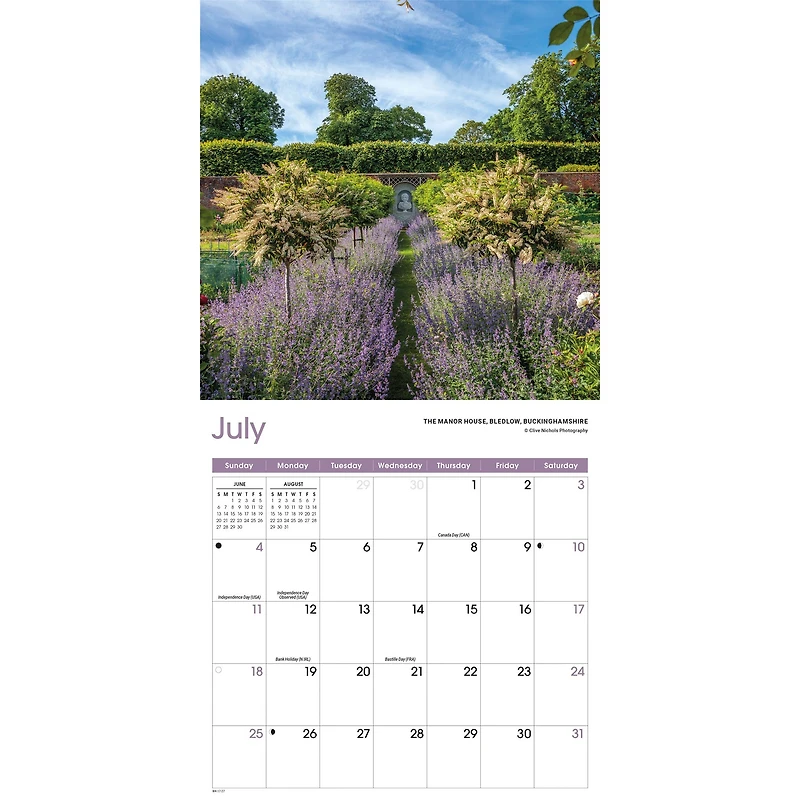 Gardens 2027 Mini Calendar