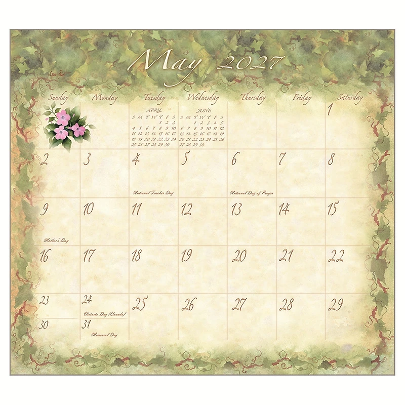 Graceful Garden 2027 Wall Calendar