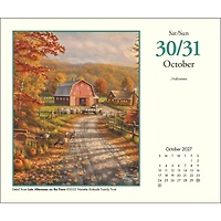 Thomas Kinkade Studios 2027 Box Calendar