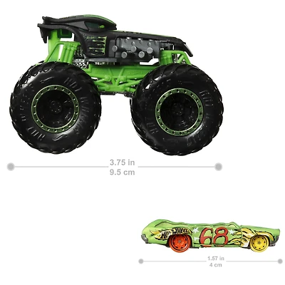 Hot Wheels Monster Truck 1:64 Diecast Truck & Car - Assorted Models