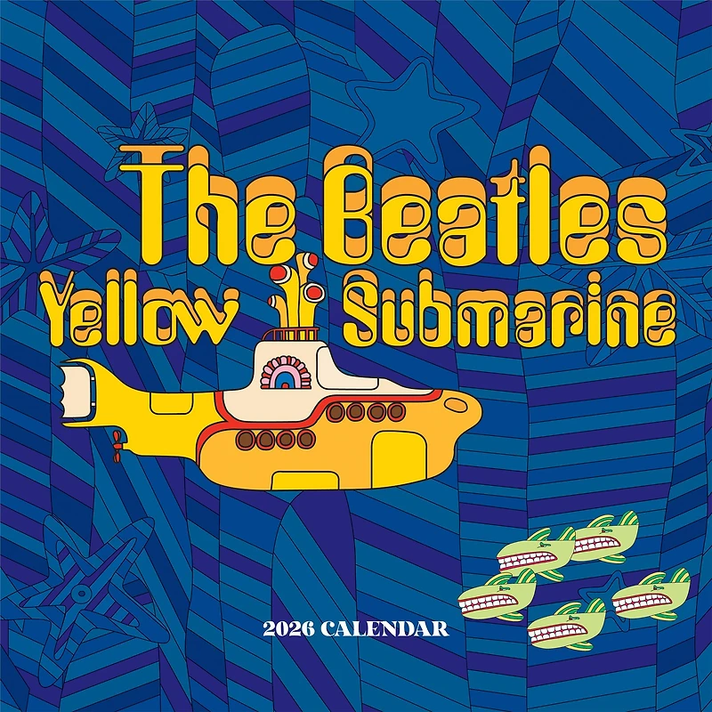 Beatles Yellow Submarine 2026 Wall Calendar - Online Only
