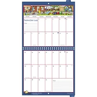 Motherword Tabbed English 2025-2026 Wall Calendar
