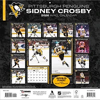 NHL Sidney Crosby Pittsburgh Penguins 2026 Wall Calendar